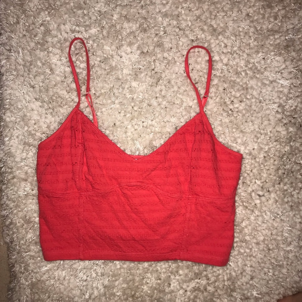 Red Crop Top